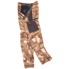 CRAMBE nohavice béžová kamufláž