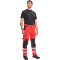 KNOXFIELD HV FL290 nohavice červené
