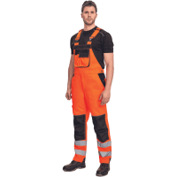 KNOXFIELD HV FL290 bibpants orange
