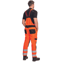 KNOXFIELD HV FL290 bibpants orange