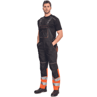 KNOXFIELD HV DW275 bibpants anth/oran