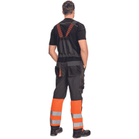 KNOXFIELD HV DW275 bibpants anth/oran