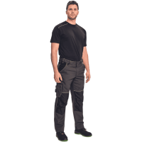 KNOXFIELD 275 nohavice antracit/žltá