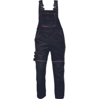 KNOXFIELD 275 bibpants anthracite/red