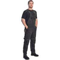 KNOXFIELD 275 náprs.nohavice antracit/žltá