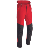 SIP 1XSP Chainsaw trousers red/black