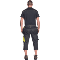KNOXFIELD 320 3/4 pants anthra/yellow
