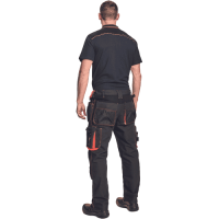 KNOXFIELD 320 pants anthracite/red