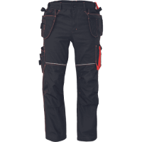 KNOXFIELD 320 pants anthracite/red