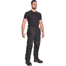 KNOXFIELD 320 pants anthracite/orange