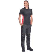 KNOXFIELD LADY pants anthracite/red