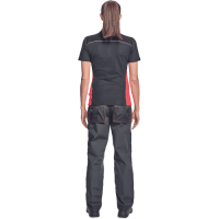 KNOXFIELD LADY pants anthracite/red