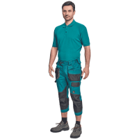 DAYBORO 3/4 nohavice petrolejová