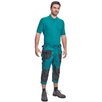 DAYBORO 3/4 nohavice petrolejová