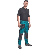 DAYBORO trousers petrol blue