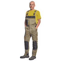 CREMORNE bibpants dusky green