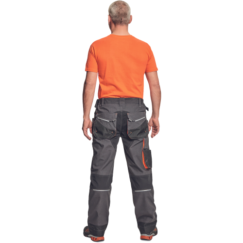EMERTON PLUS PB trousers anthr/orange 
