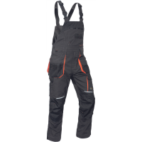 EMERTON PLUS PB bibpants anthr/orange 