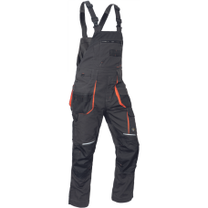 EMERTON PLUS PB bibpants anthr/orange 