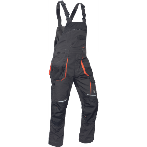 EMERTON PLUS PB bibpants anthr/orange 