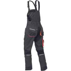 EMERTON PLUS PB bibpants anthr/orange 