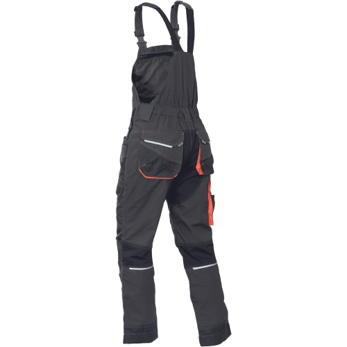 EMERTON PLUS PB bibpants anthr/orange 