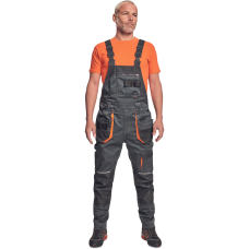 EMERTON PLUS PB bibpants anthr/orange 
