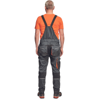 EMERTON PLUS PB bibpants anthr/orange 