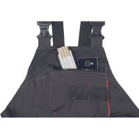 EMERTON PLUS PB bibpants anthr/orange 