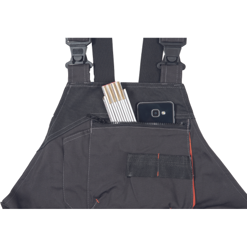 EMERTON PLUS PB bibpants anthr/orange 