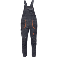 EMERTON PLUS PB bibpants anthr/orange 