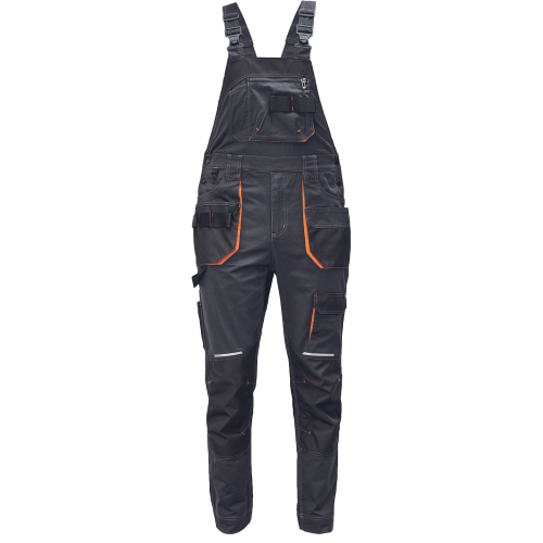 EMERTON PLUS PB bibpants anthr/orange 