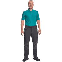 RONNE OUTDOOR nohavice čierne