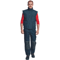 BEAVER vesta tm. modrá