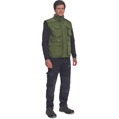 DAVIDA bodywarmer green 