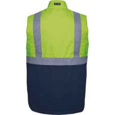 BRAVONE bodywarmer signal yellow