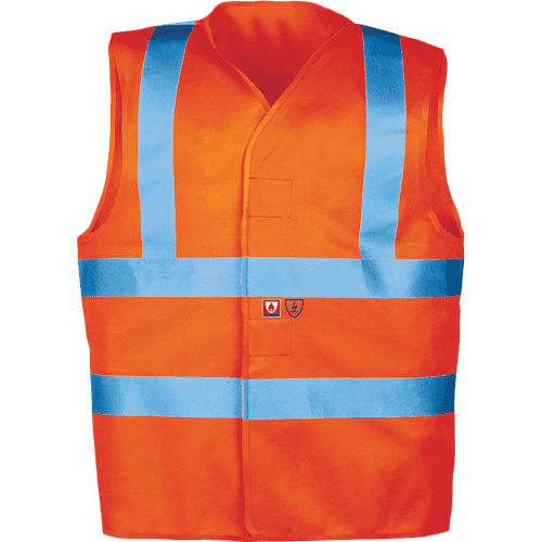 HELLISAN FR AST waistcoat HV orange