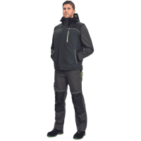 KNOXFIELD rev.vest anthracite/yellow