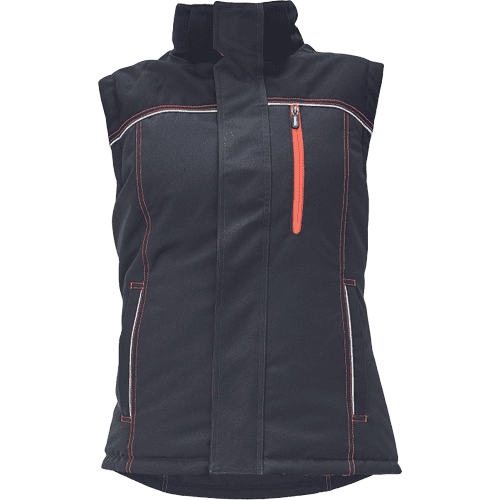 KNOXFIELD LADY revers.vest anthr/red