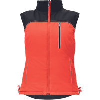 KNOXFIELD LADY revers.vest anthr/red