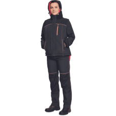 KNOXFIELD LADY oboustr.vesta ant/červ.