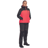 KNOXFIELD LADY revers.vest anthr/red