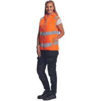 MONTROSE HV bodywarmer orange