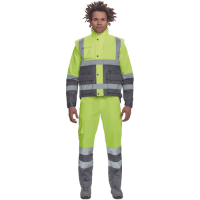 HELLIN HV bodywarmer yellow/grey
