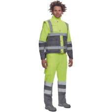 HELLIN HV bodywarmer yellow/grey