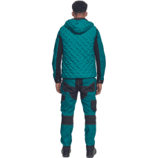 NEURUM páperová vesta petrolejová