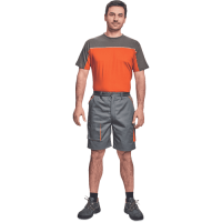 DESMAN T-shirt grey/orange