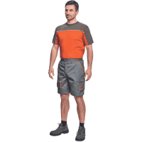 DESMAN T-shirt grey/orange