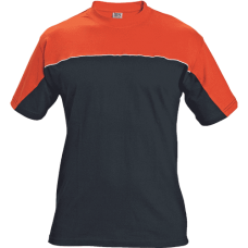 EMERTON T-shirt black/orange