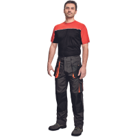 EMERTON T-shirt black/grey 